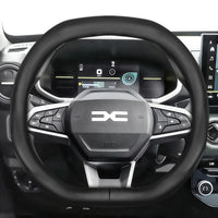 Housse de Volant en Cuir Respirant Ultra-Mince Dacia Sandero Stepway Duster Jogger Bigster Spring Logan