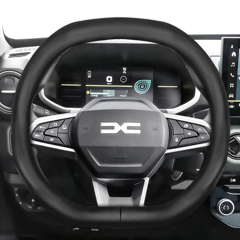 Housse de Volant en Cuir Respirant Ultra-Mince Dacia Sandero Stepway Duster Jogger Bigster Spring Logan
