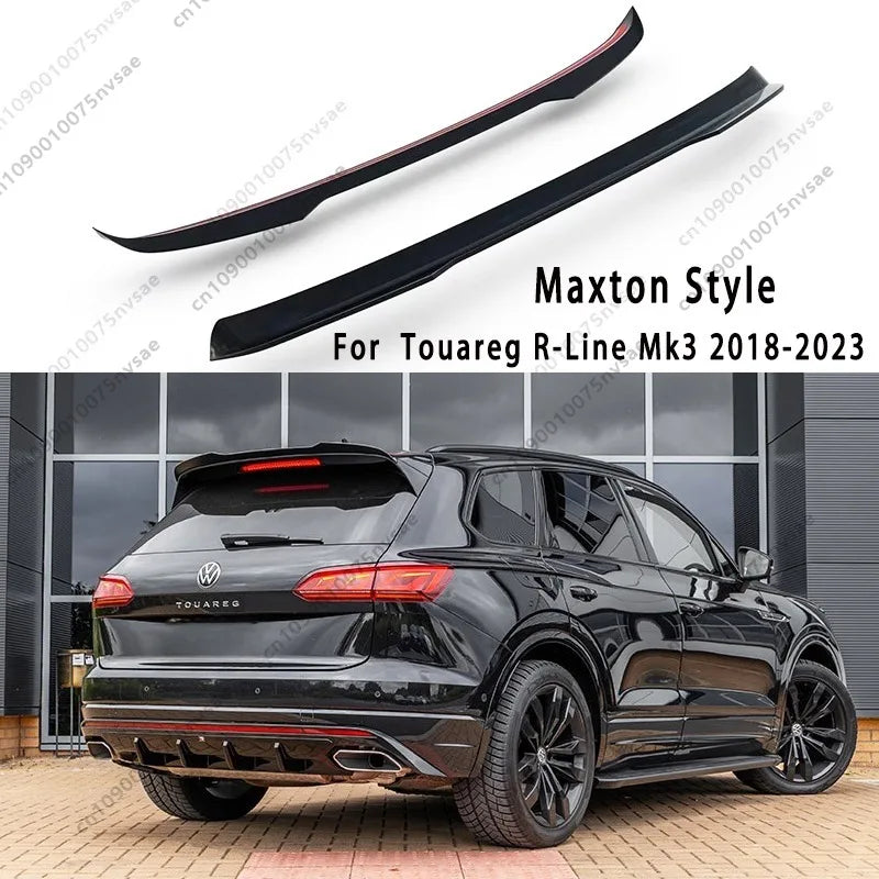 Becquet de Toit Style Maxton Volkswagen Touareg R-Line Mk3 2018-2023 Noir Brillant
