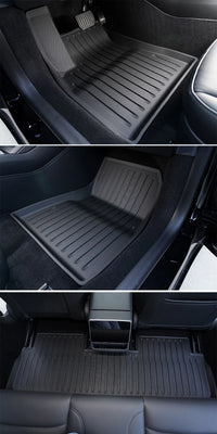 Tapis de Sol et de Malle Tesla Model 3 Highland 2024-2026 TPE Étanches Antidérapants