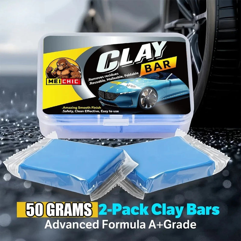 Barre d'Argile de Décontamination Carrosserie Lot de 2 x 50 g