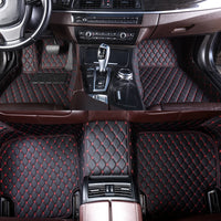 Tapis de Sol Renault Clio 4 2013-2018 Cuir Surpiqué Sur Mesure Jeu Complet Avant et Arrière