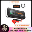 WOLFBOX JS24 Démarreur de Batterie Voiture 4000A 24000mAh
