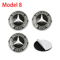 Autocollants Emblème de Moyeu Mercedes AMG 56mm 60mm 65mm — vue de face