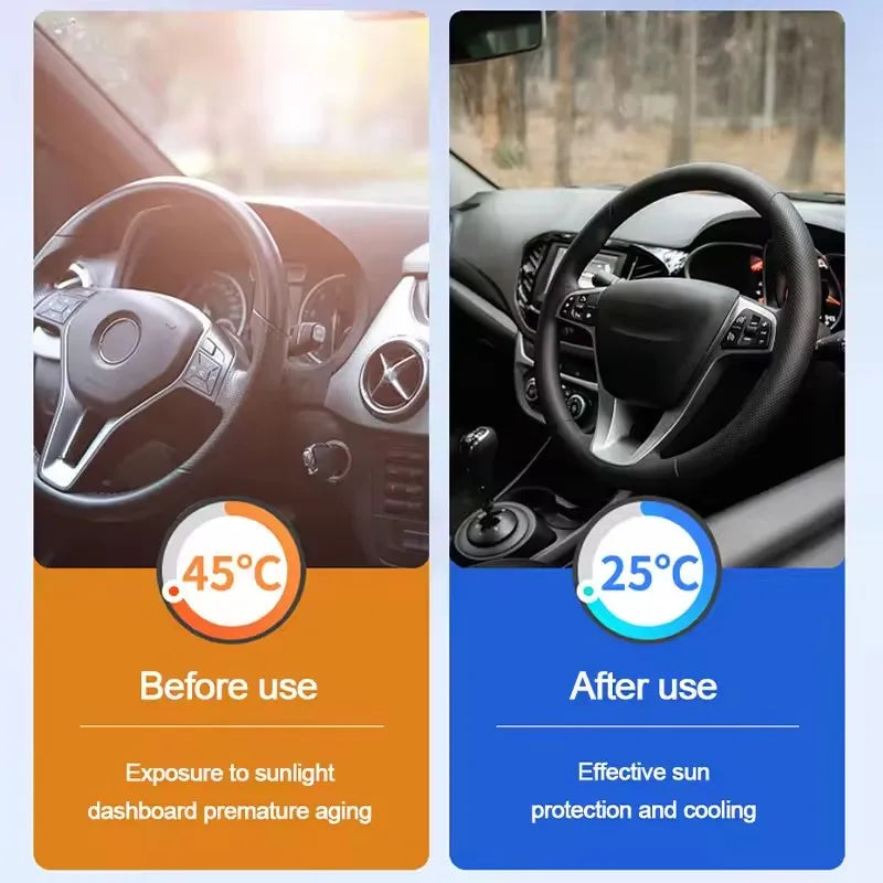 Pare-Soleil Pare-Brise Toyota Yaris 2018-2025 Isolation Thermique Pliable Anti-UV
