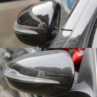 Coque de Rétroviseur Mercedes Classe C W205, E W213, S W222, GLC X253, GLA, GLB, EQA, EQB, EQC en Carbone Véritable, 8 Styles