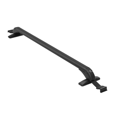 Barres de Toit Aluminium Noir Réglables 124-134 cm