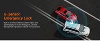 Dashcam 4K UHD Wi-Fi avec GPS, Caméra de Recul 4K en Option, Vision Nocturne et Surveillance de Stationnement 24 h