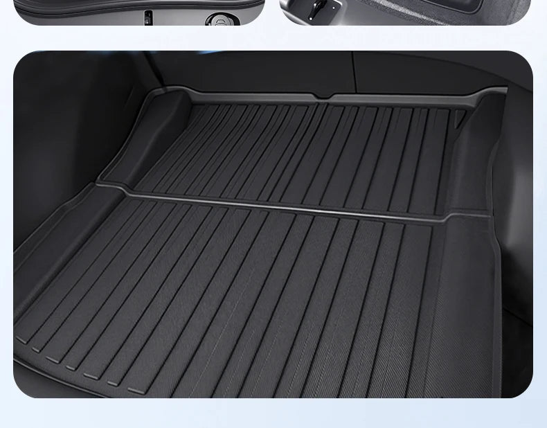 Tapis de Sol Tesla Model 3 Highland 2024-2026 TPE Ensemble 3 à 12 Pièces Simple ou Double Couche