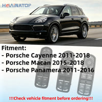 Bouton Lève-Vitre Porsche Cayenne Panamera Macan 2011-2018 — détail de finition
