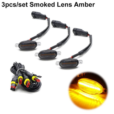Feux de Gabarit LED Fumés Ambre ou Blanc