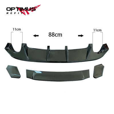 Diffuseur Arrière Carbone Volkswagen Golf MK6 GTI 2008-2013