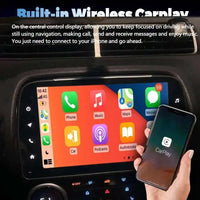 Autoradio Android Chevrolet Camaro 2010-2015 Écran 8 pouces CarPlay Sans Fil GPS 4G