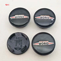 Cache-Moyeu Mini Cooper S John Cooper Works JCW One R50 R52 R53 R55 à R61 54 mm Lot de 4