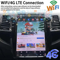 Autoradio Android 14 Écran Vertical Toyota Fortuner et Hilux 2005-2014 CarPlay GPS 4G