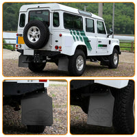 Garde-Boue Land Rover Defender Lot de 4 Bavettes Avant et Arrière