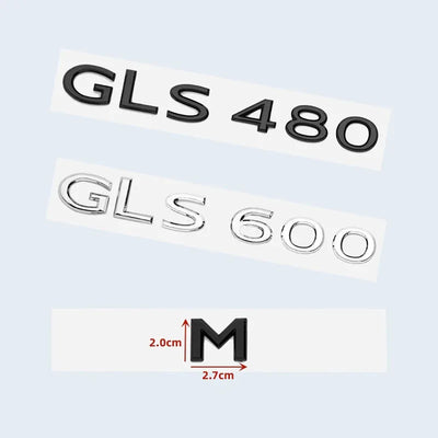 Autocollant Emblème Lettres Mercedes GLS Maybach X167