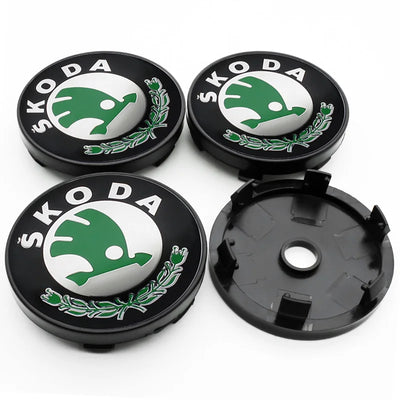 Cache-Moyeux Skoda Octavia Fabia Kodiaq 56mm 60mm