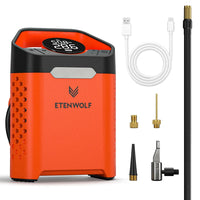Gonfleur de Pneu ETENWOLF V3 160 PSI Compresseur Portable 7800 mAh