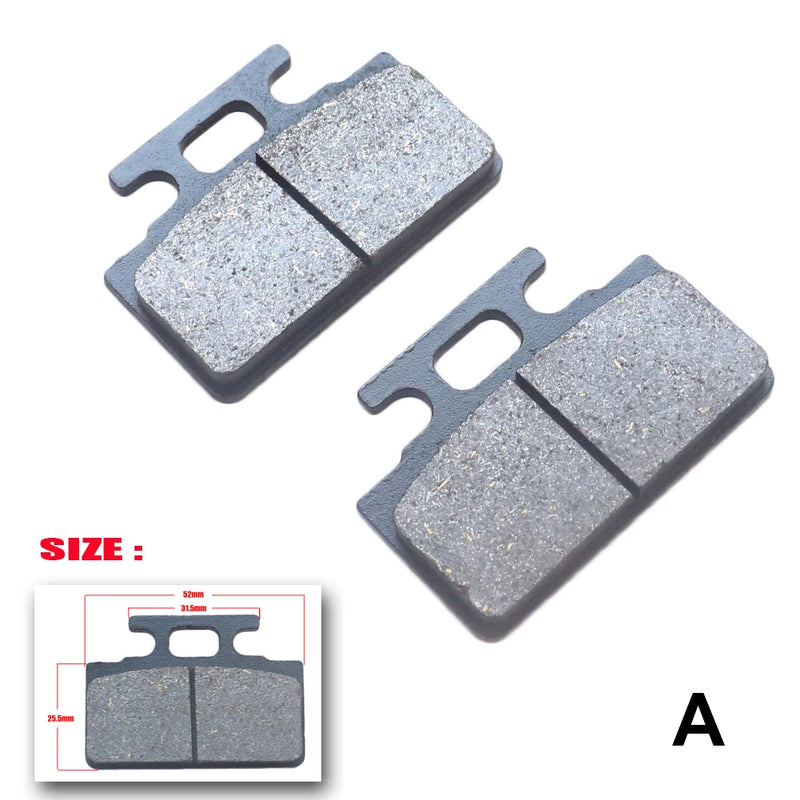 Plaquettes de Frein Moto Quad ATV Scooter 50-250cc