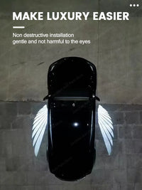 Projecteur Porte Tesla Model Y, Model 3 Highland, Ailes d'Ange, Lumière de Bienvenue