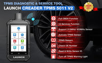 TPMS Tool Launch Creader 5011 V2 Tire Sensor Diagnostic