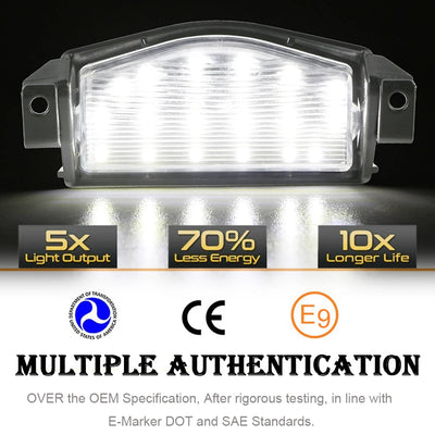 Éclairage de Plaque LED Mazda 2 et Mazda 3 Canbus