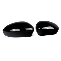 Coques de Rétroviseurs Fiat 500 2007-2023 Noir Brillant Paire Gauche et Droite en ABS