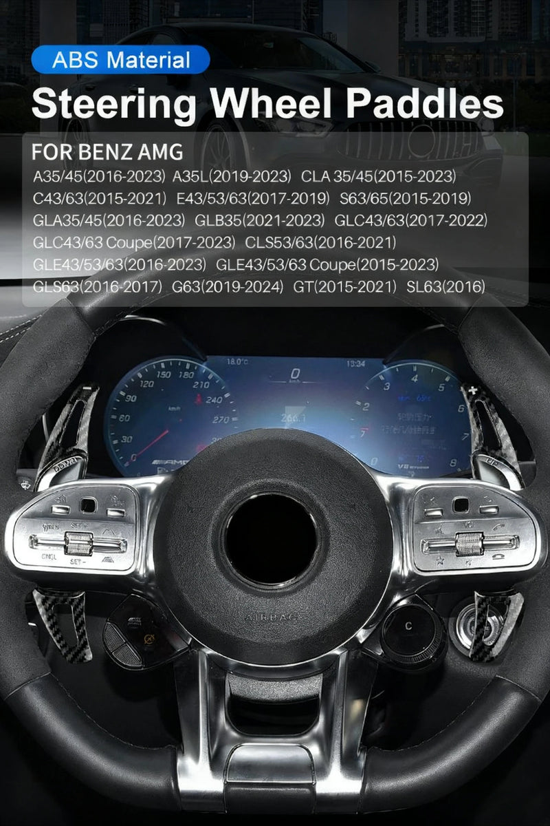 Palettes au Volant Mercedes AMG C63 E63 S63 G63 GLE GLC ABS
