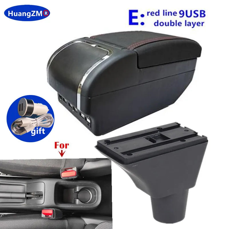 Accoudoir Central Citroën C3 C4 Coulissant 4 ou 9 USB Double Rangement