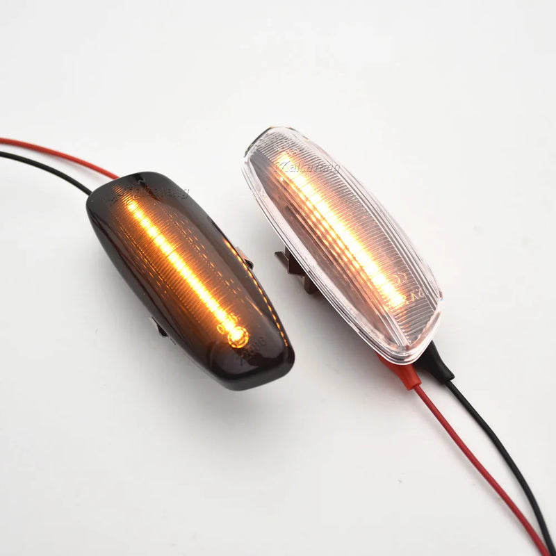 Clignotant Répétiteur Latéral LED Dynamique Peugeot 207 308 3008 5008 RCZ Citroën C3 C4 C5 DS3 DS4 Fumé ou Cristal