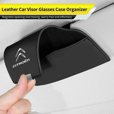 Étui à Lunettes pour Pare-Soleil Citroën C3 C4 C5 Berlingo