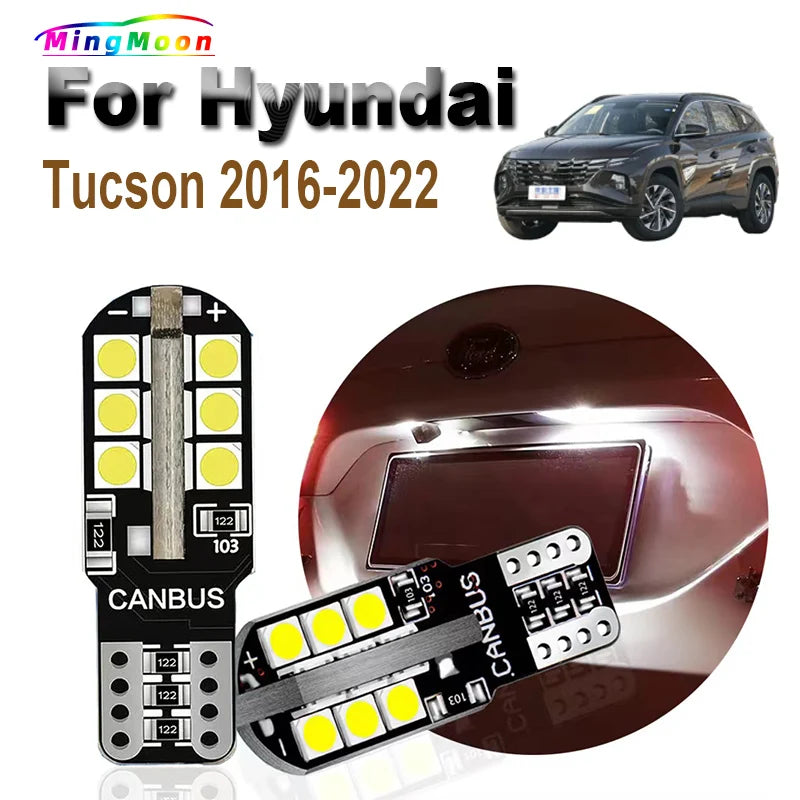 Ampoules LED T10 Plaque d'Immatriculation Hyundai Tucson