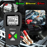 Testeur de Batterie Voiture 6V 12V 24V 100-2000 CCA Écran LCD