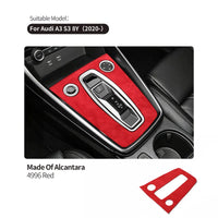 Couvre-Levier de Vitesses Alcantara Audi A3 S3 8Y