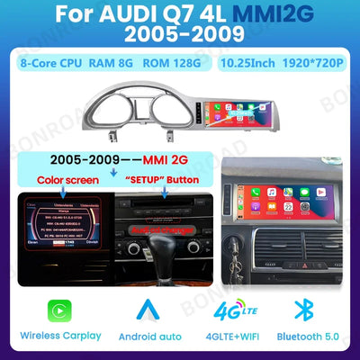 Autoradio Audi Q7 4L 2005-2015 CarPlay Android Auto