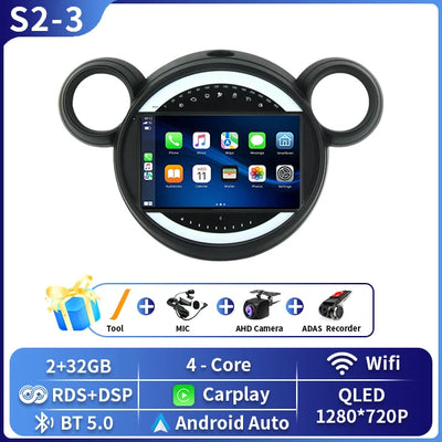 Autoradio Android CarPlay MINI Cooper R56 R60 2006-2015