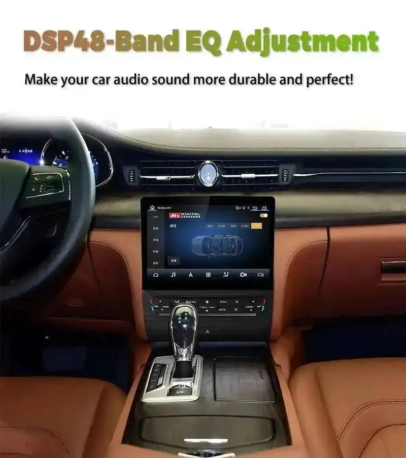 Autoradio Android Maserati Ghibli 2014-2020 Écran QLED 10 pouces CarPlay 4G Version Best GPS