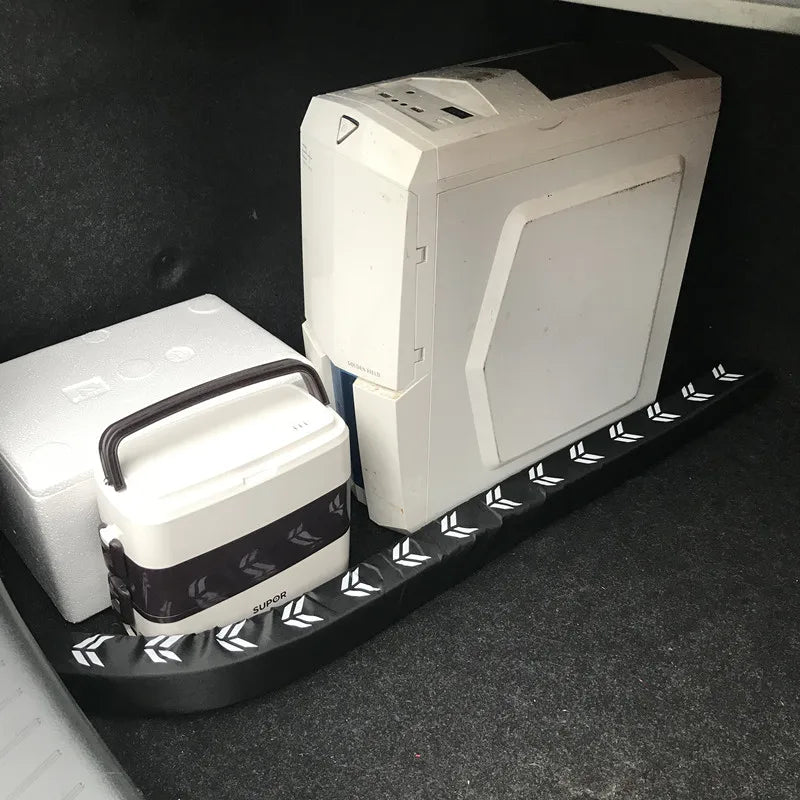 Organiseur de Coffre Voiture Barre de Calage Flexible 1 m Velcro