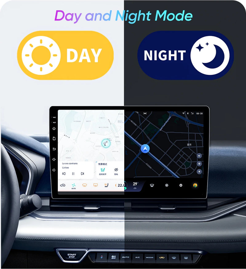 Autoradio Android Dodge Charger 2011-2014 Écran QLED 9 pouces CarPlay GPS Navigation