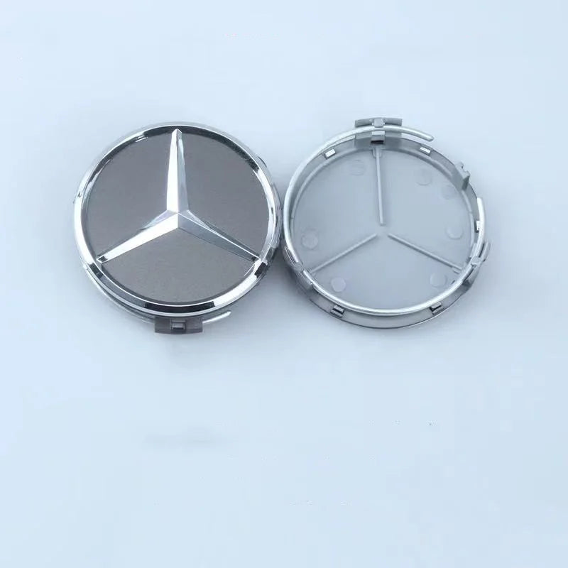 Cache-Moyeux Mercedes AMG W204 W212 W176 75mm — vue arrière