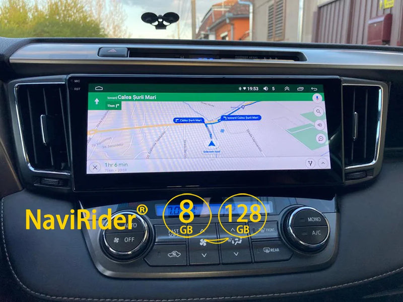 Autoradio Android Écran 10,25 Pouces Toyota RAV4 XA40 2012-2019 CarPlay Sans Fil GPS 4G