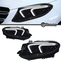Phares LED Mercedes GLE W166 2015-2019 Paire Avant Signature Lumineuse