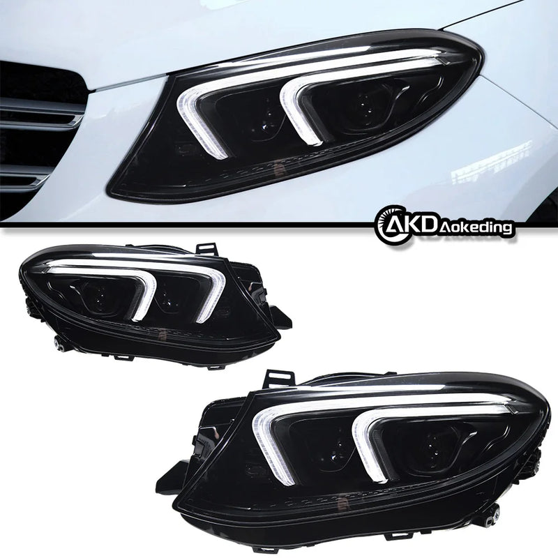 Phares LED Mercedes GLE W166 2015-2019 Paire Avant Signature Lumineuse