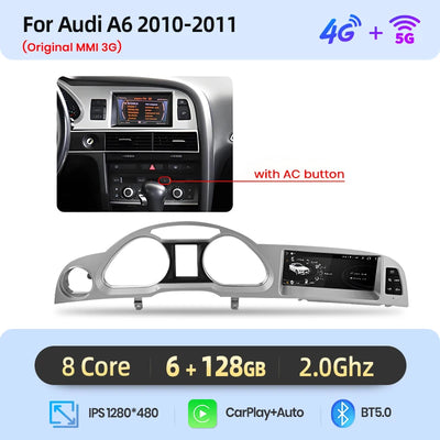 Autoradio Junsun Caméra 360 Audi A6 C6 4F 2005-2011