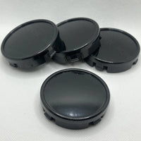 Cache-Moyeux Universels Vierges 64 mm Chromé ou Noir Lot de 4