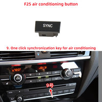 Bouton de Climatisation BMW X3 F25 X4 F26 2011-2017 — vue d'ensemble