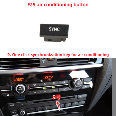 Bouton de Climatisation BMW X3 F25 X4 F26 2011-2017