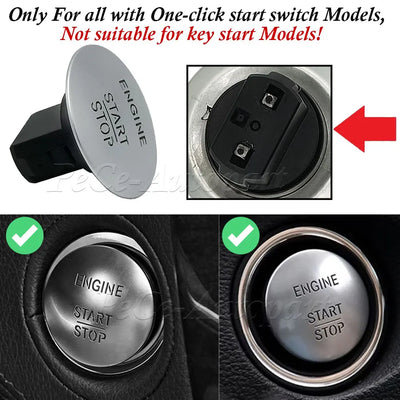 Bouton de Démarrage Sans Clé Mercedes W205 W212 W221