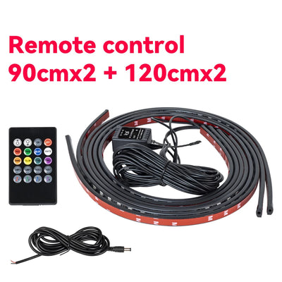 Éclairage d'Ambiance LED Néon RGB Sous Châssis Voiture